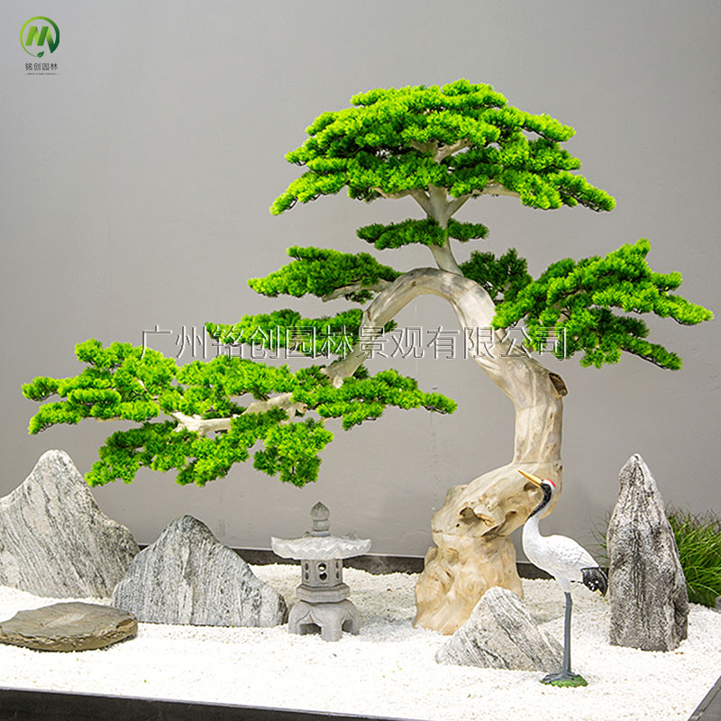 仿真美人松造景
